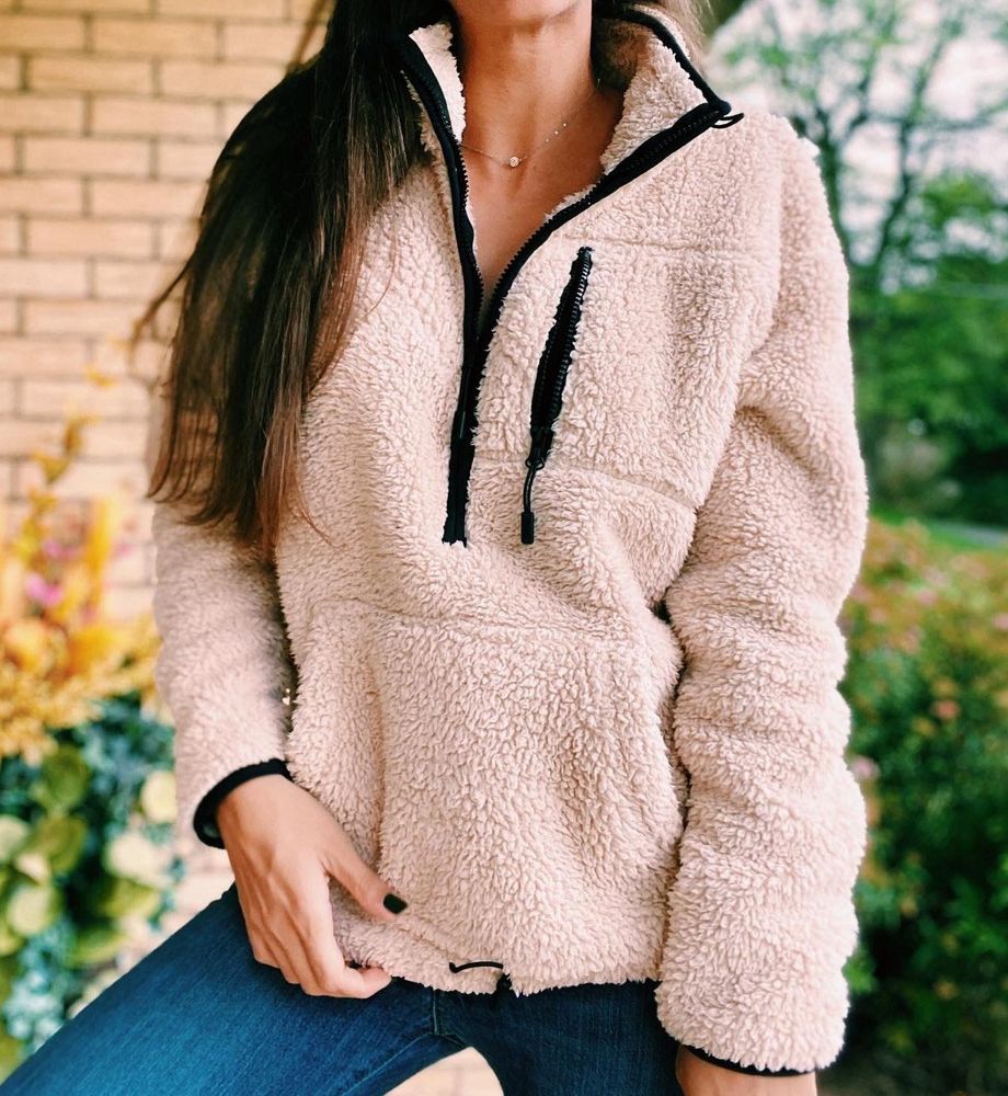 Pink victoria secret fuzzy sweater 2025