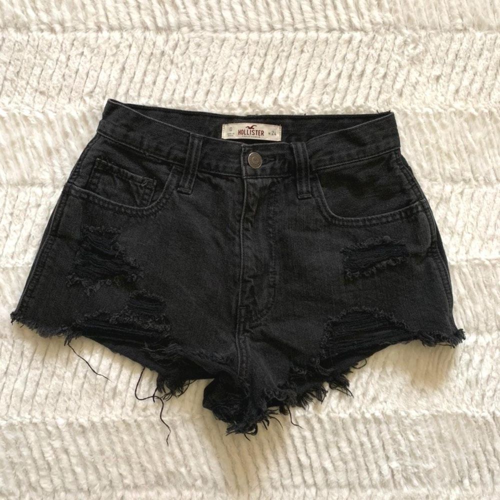 hollister distressed shorts