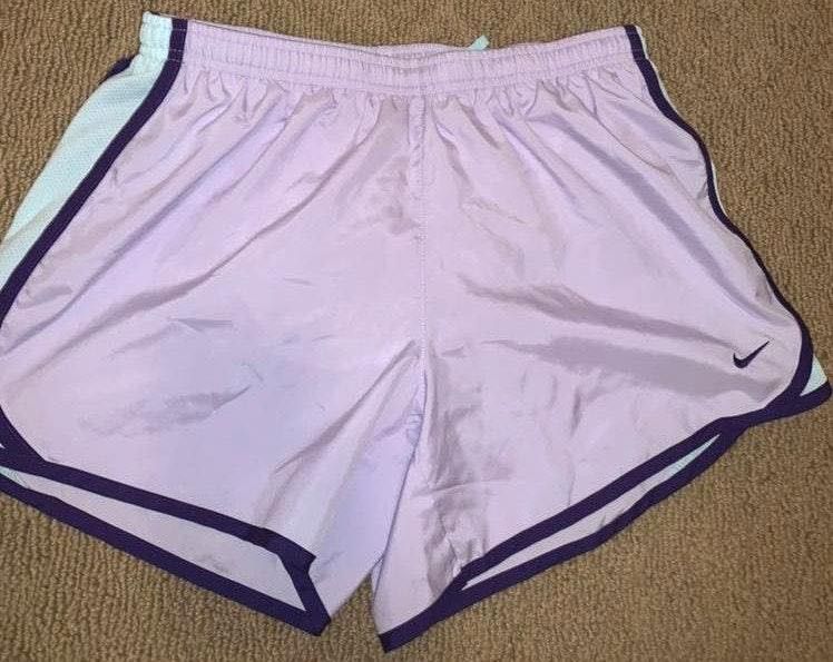 light purple nike shorts