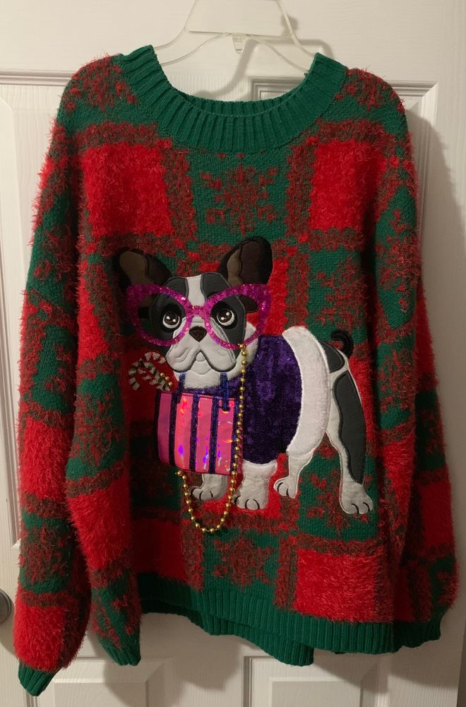 walmart cow christmas sweater