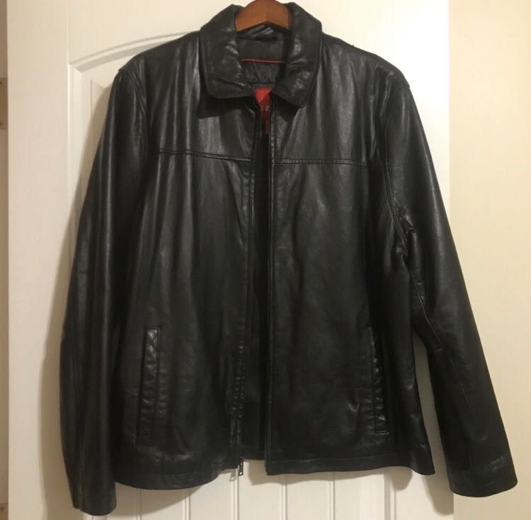 Izod Men S Black Leather Jacket Coat Biker Curtsy - Izod Men S Leather Jacket Izod Men S Black Leather Jacket Coat Biker Curtsy - Izod Men S Leather Jacket