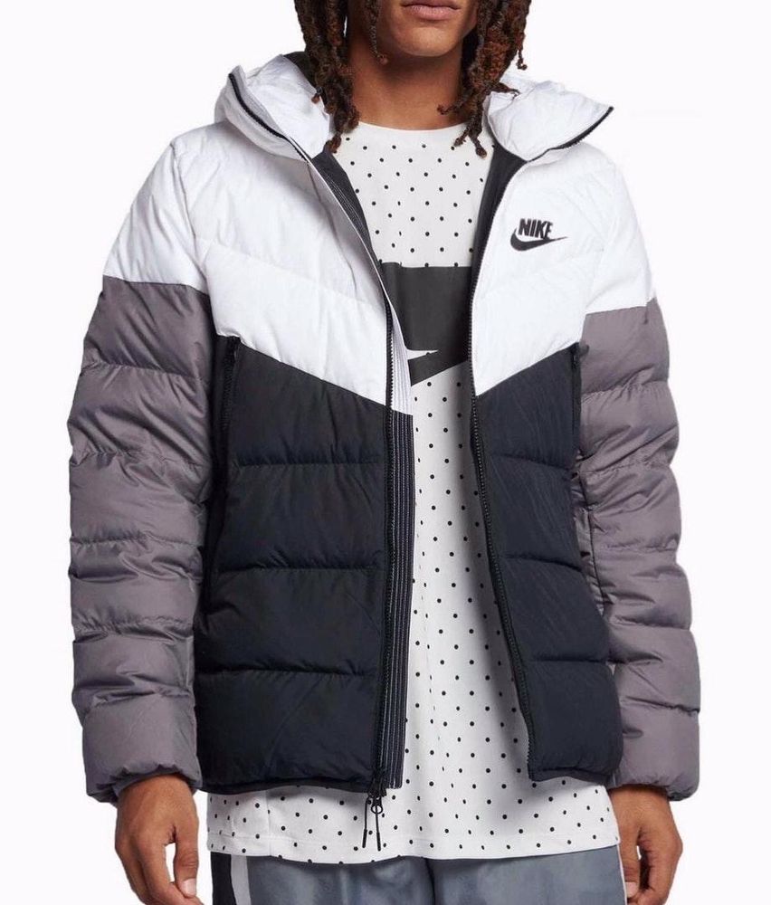 nike padded hooded jacket