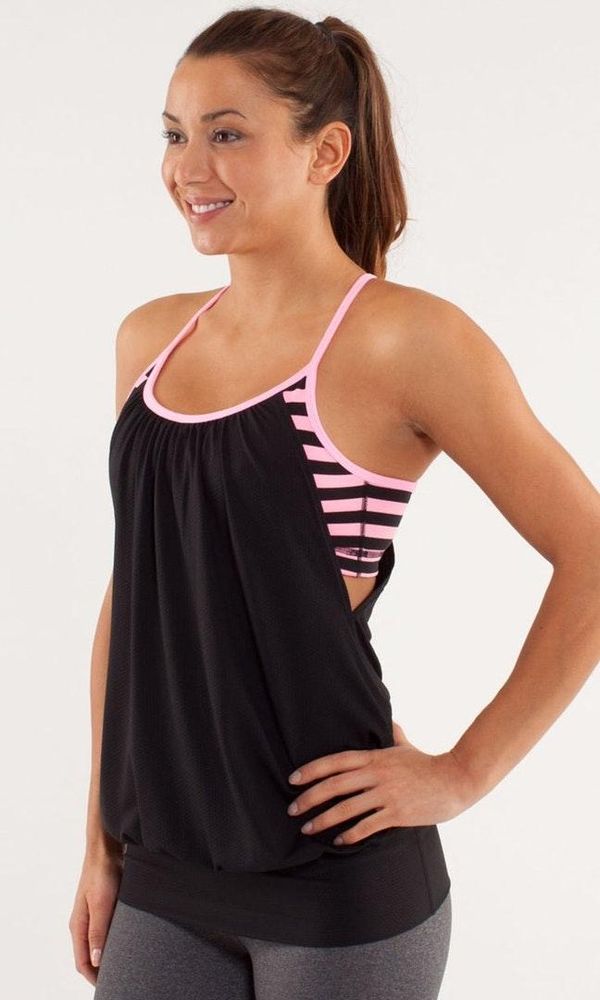 lululemon no limits tank black