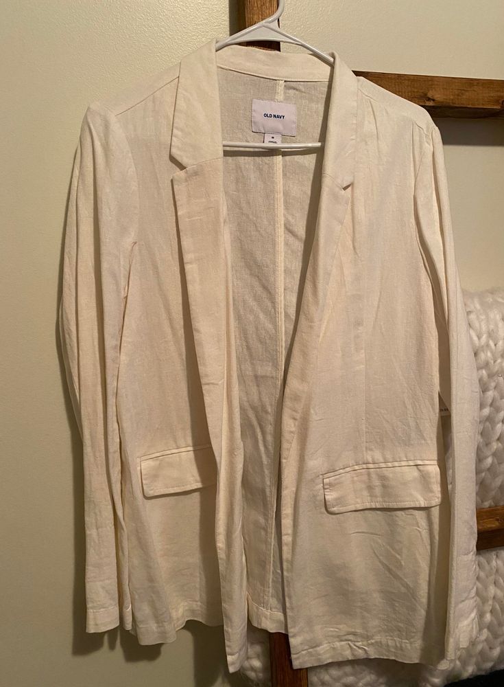 old navy linen blazer