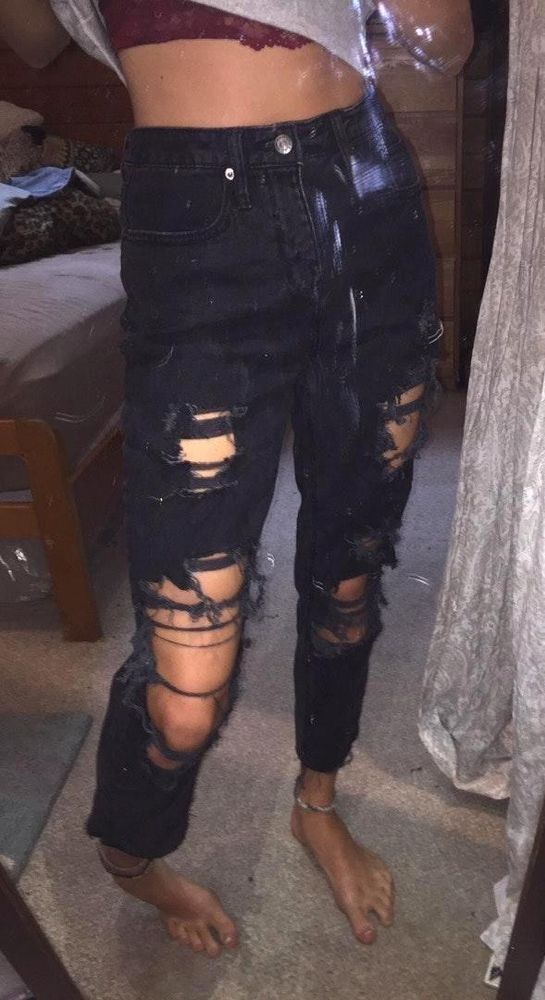 black high waisted jeans target