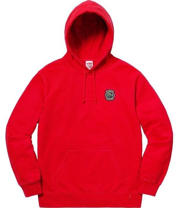 supreme x lacoste hoodie