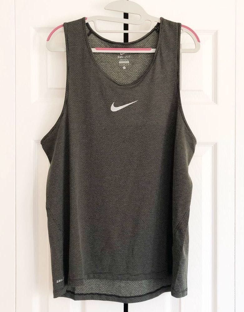 nike striped tank top