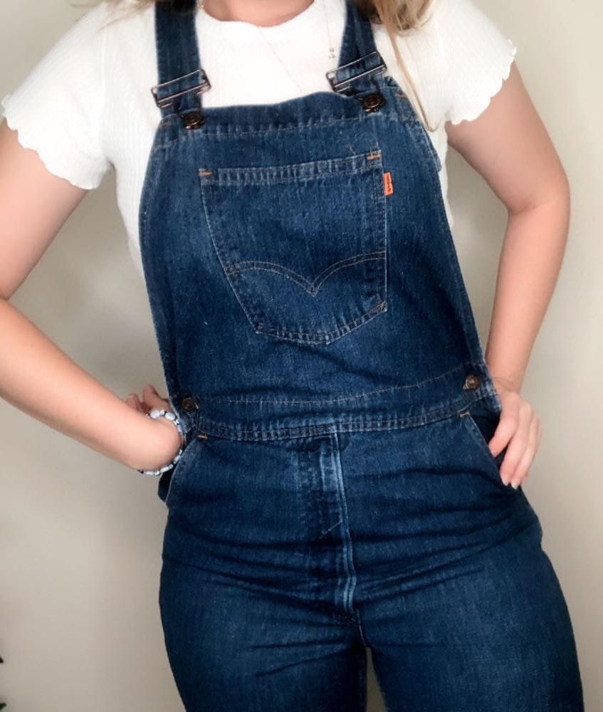 levi's orange tab overalls