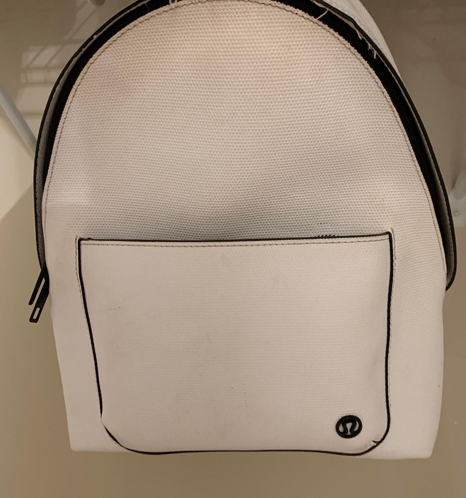 lululemon white backpack