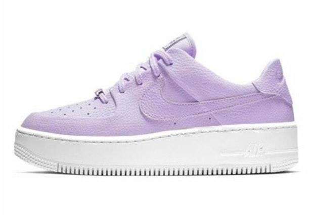 nike air force light purple