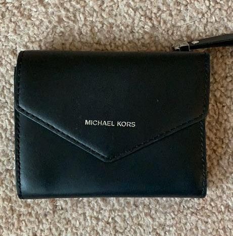 michael kors small black wallet