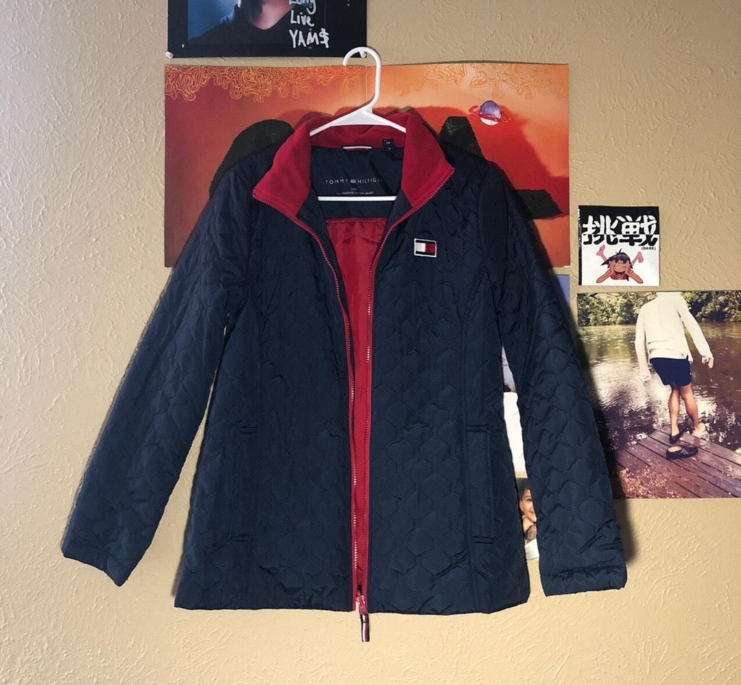 tommy hilfiger puffer jacket urban outfitters