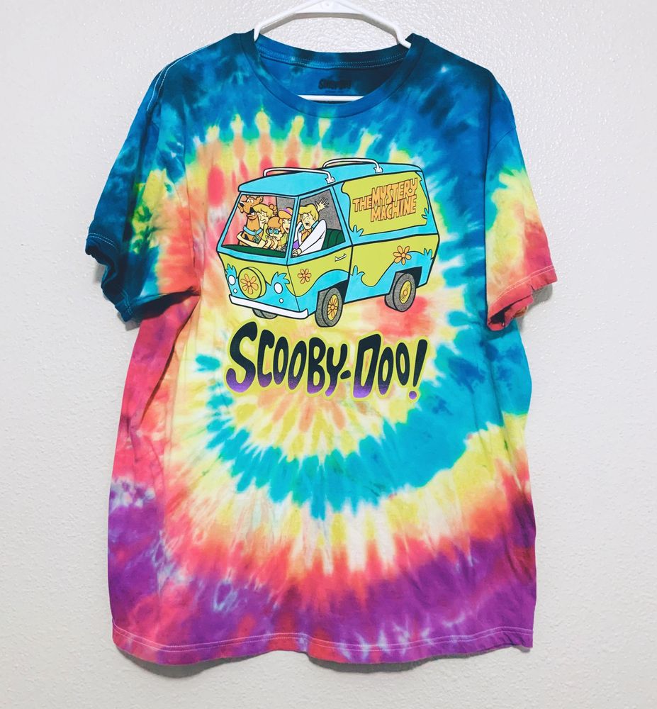 tie dye mystery machine shirt