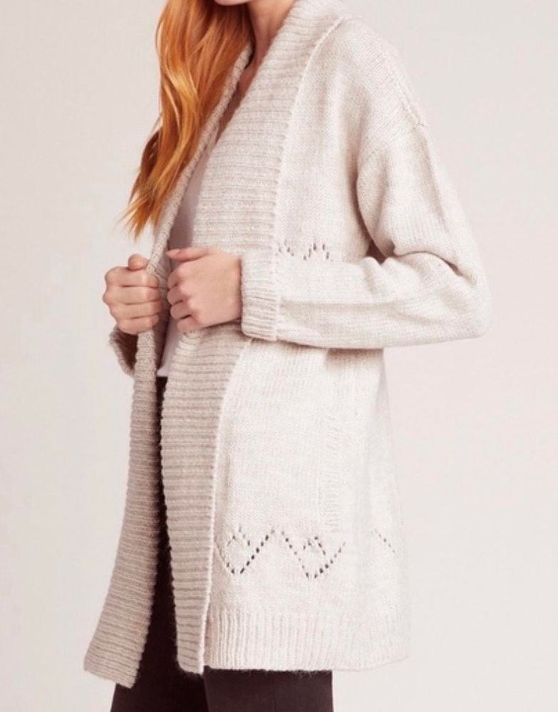 ivory duster cardigan
