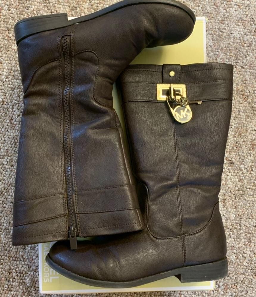 mk brown boots