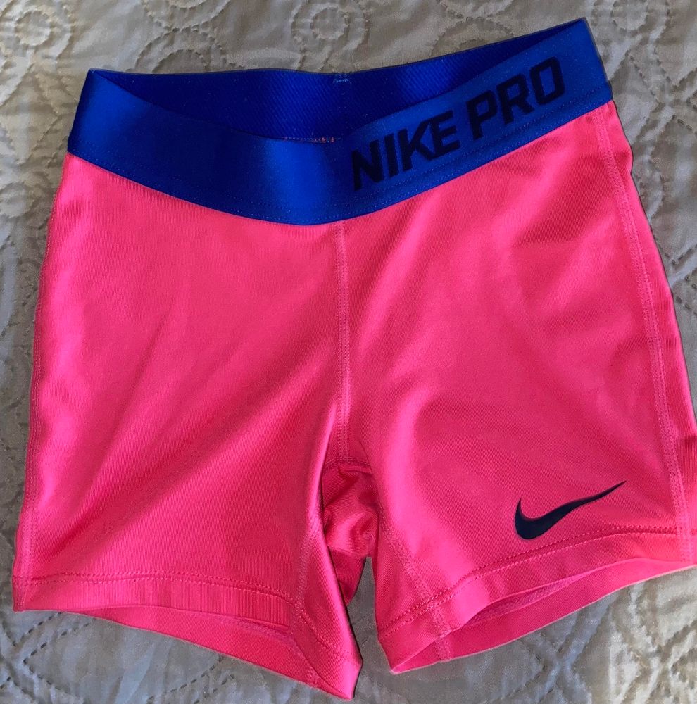 pink nike spandex