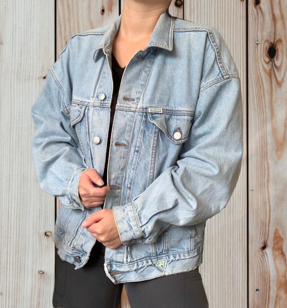 guess jean jacket mens