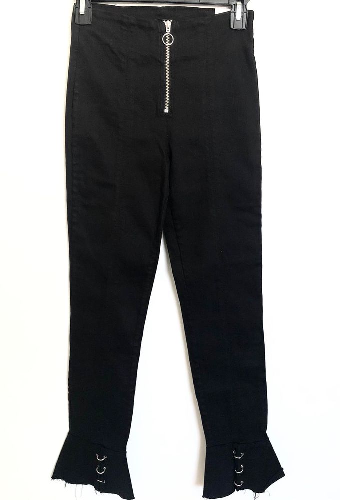 jeans with black tag