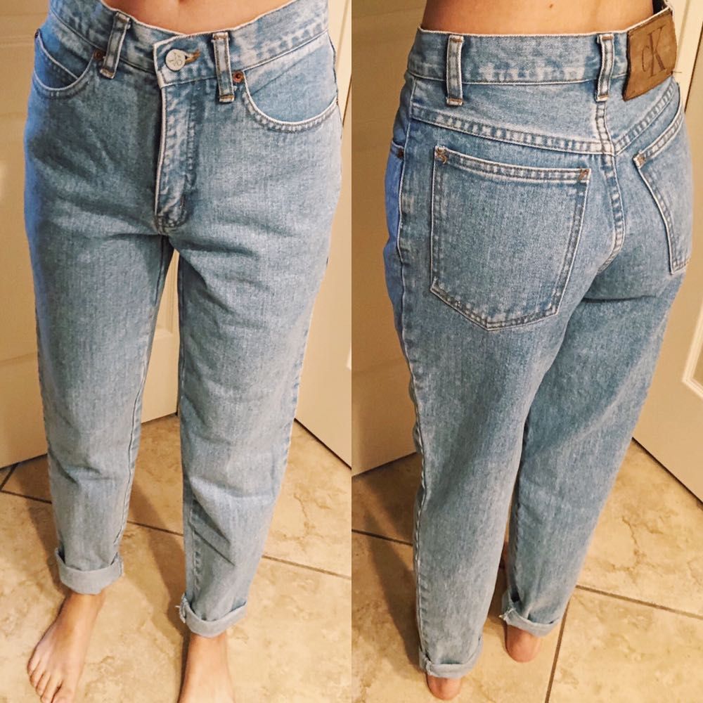 vintage calvin klein mom jeans