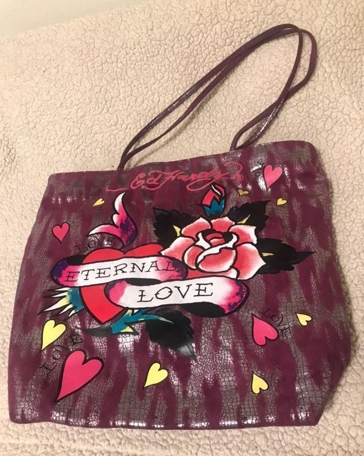 ed hardy duffle bag
