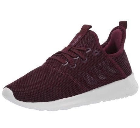 maroon tennis shoes