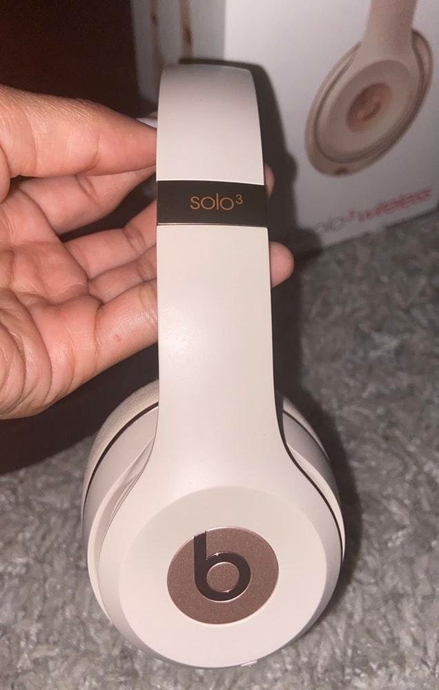 beats solo 3 matte rose gold