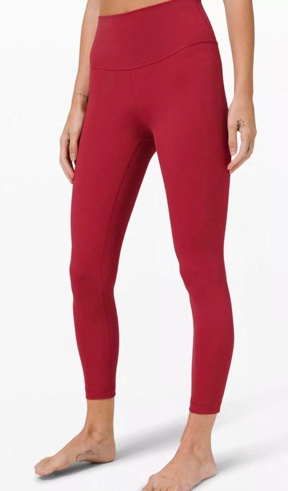 lululemon leggings red