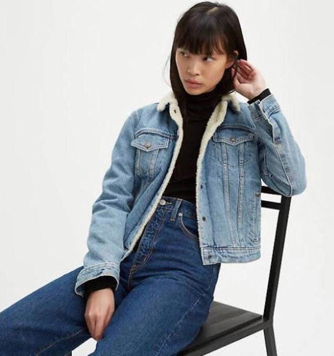 levis jacket womens sherpa