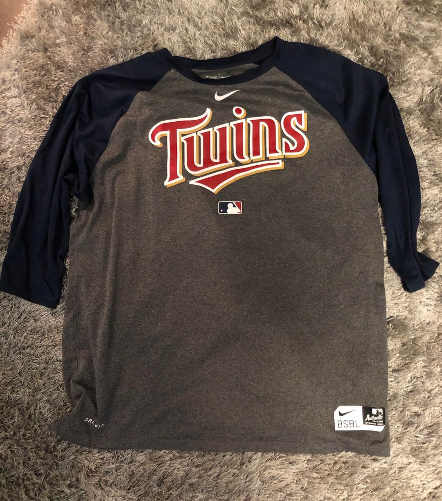 minnesota twins 3 4 sleeve shirts