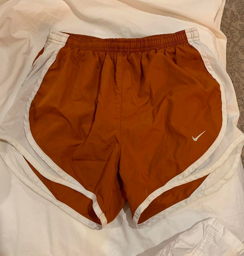 burnt orange nike shorts