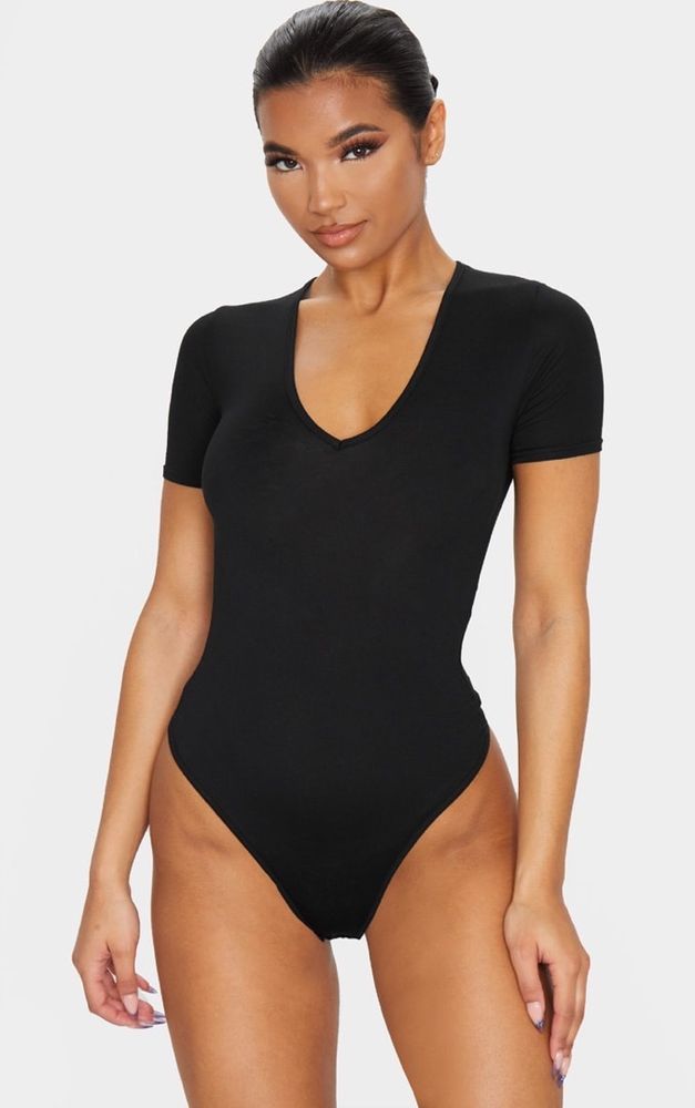 h&m black bodysuit