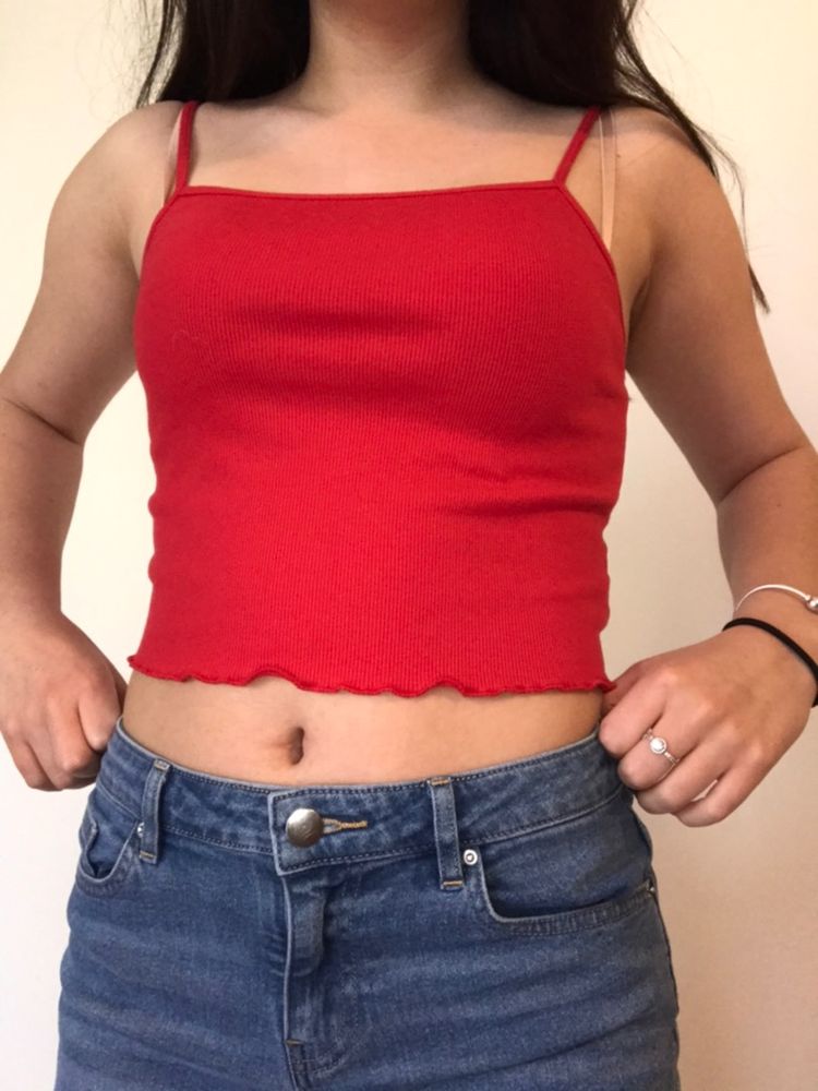 forever 21 red tank top