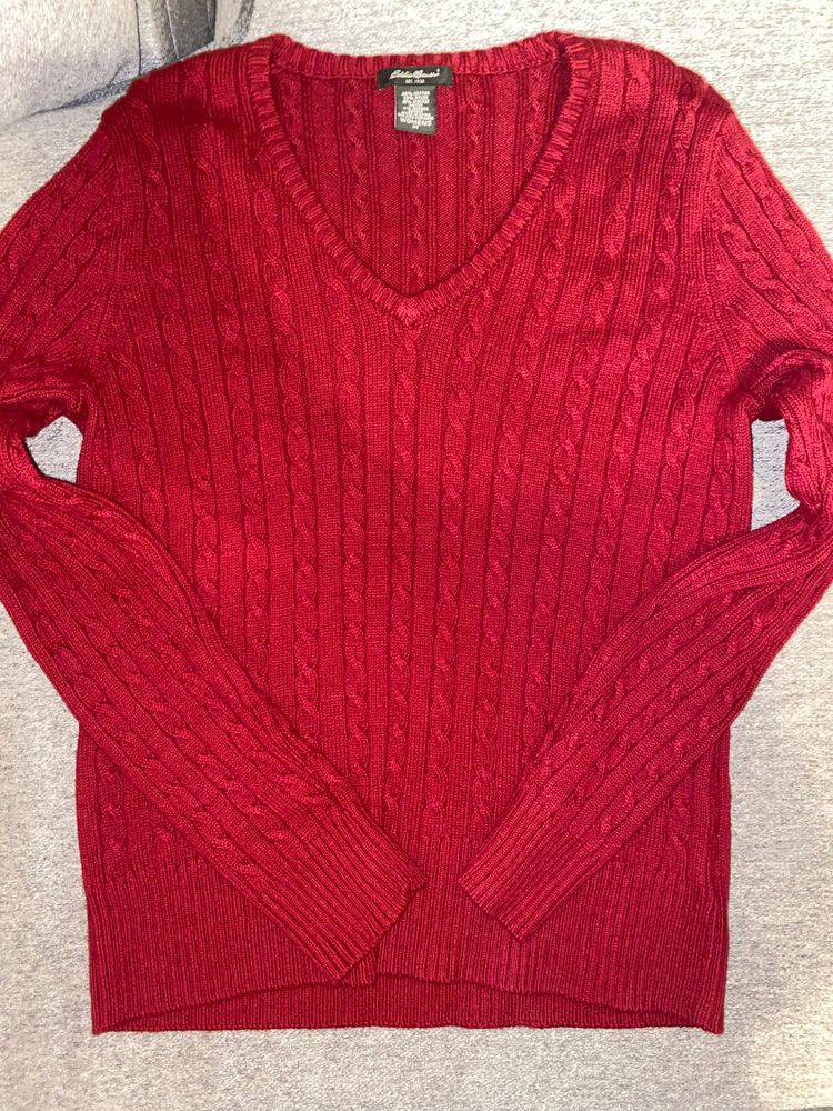 eddie bauer knit sweater