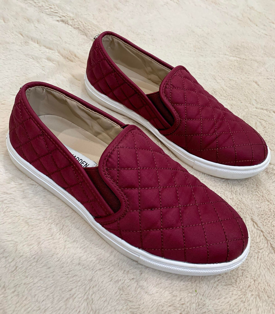 steve madden quilted slip on