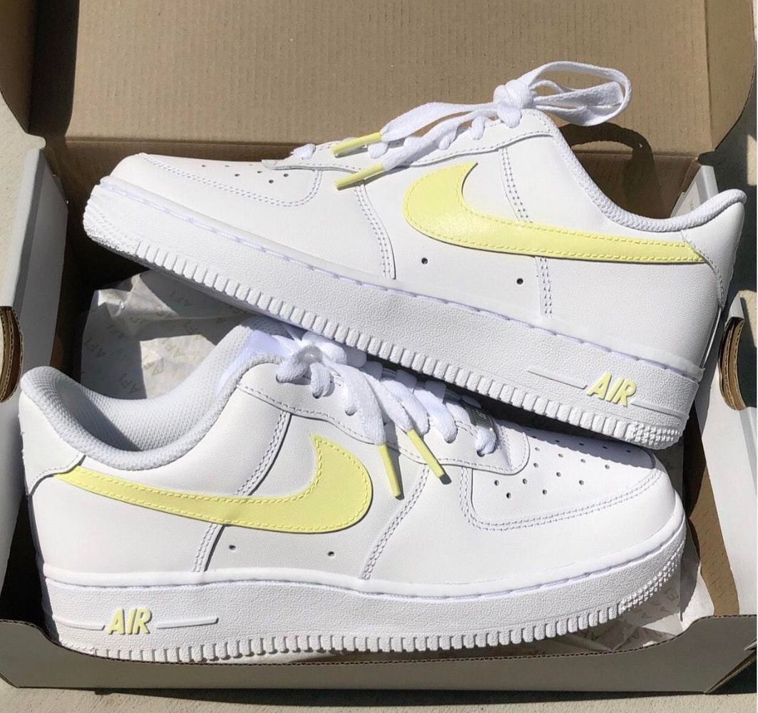 nike air force 1s yellow