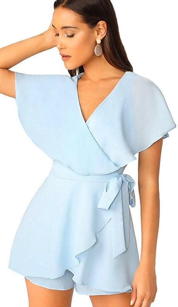 shein light blue dress