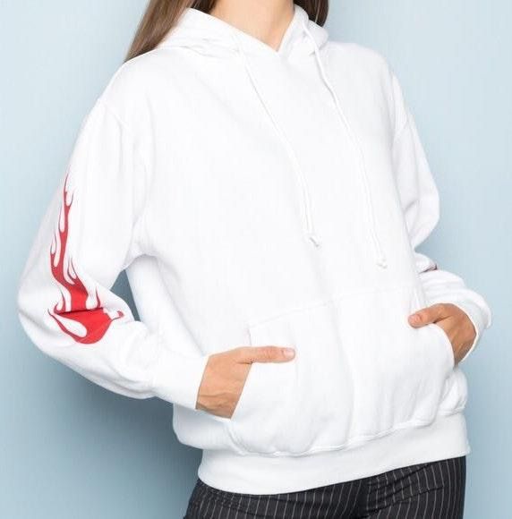 brandy melville white sweatshirt