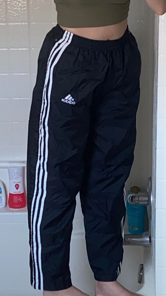 vintage adidas tear away pants