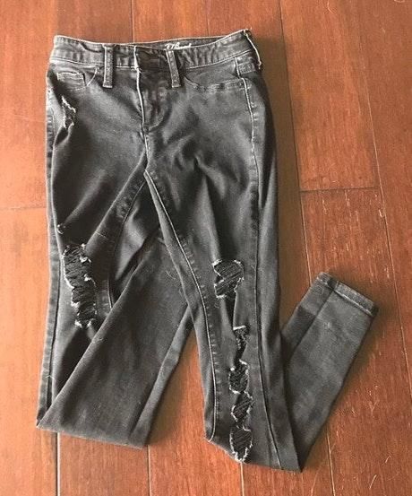 black ripped jeans target