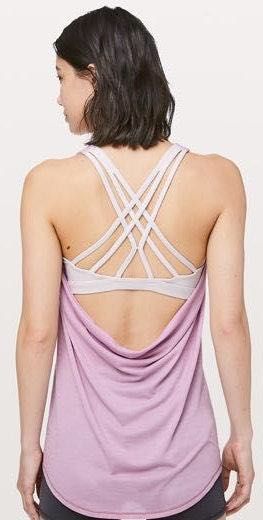 lululemon open back tank