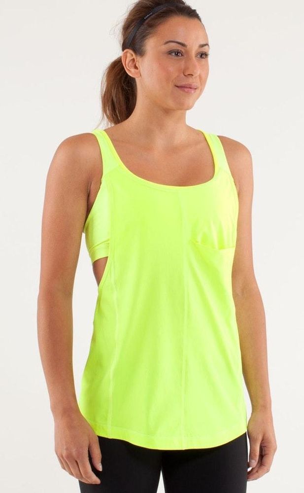 lululemon tank with built in bra