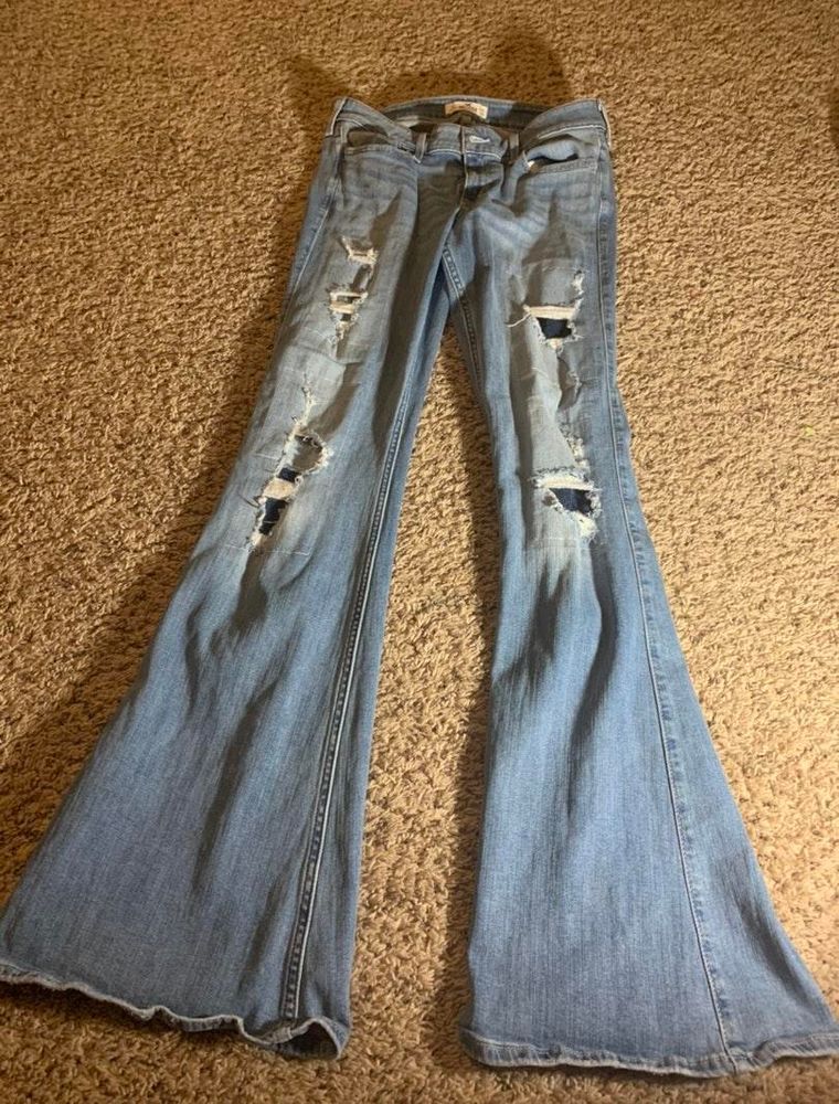 hollister bell bottoms