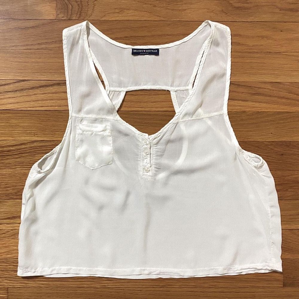 Brandy Melville Tank Top Crop Top Curtsy