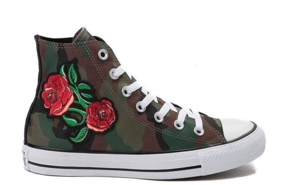 camo rose converse