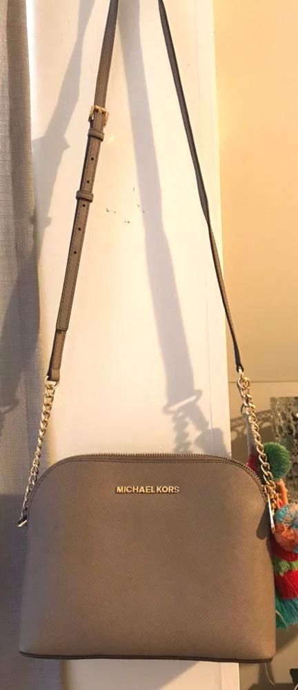 taupe michael kors purse