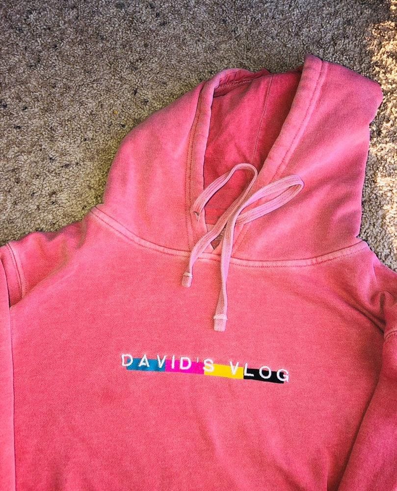david's vlog sweatshirt