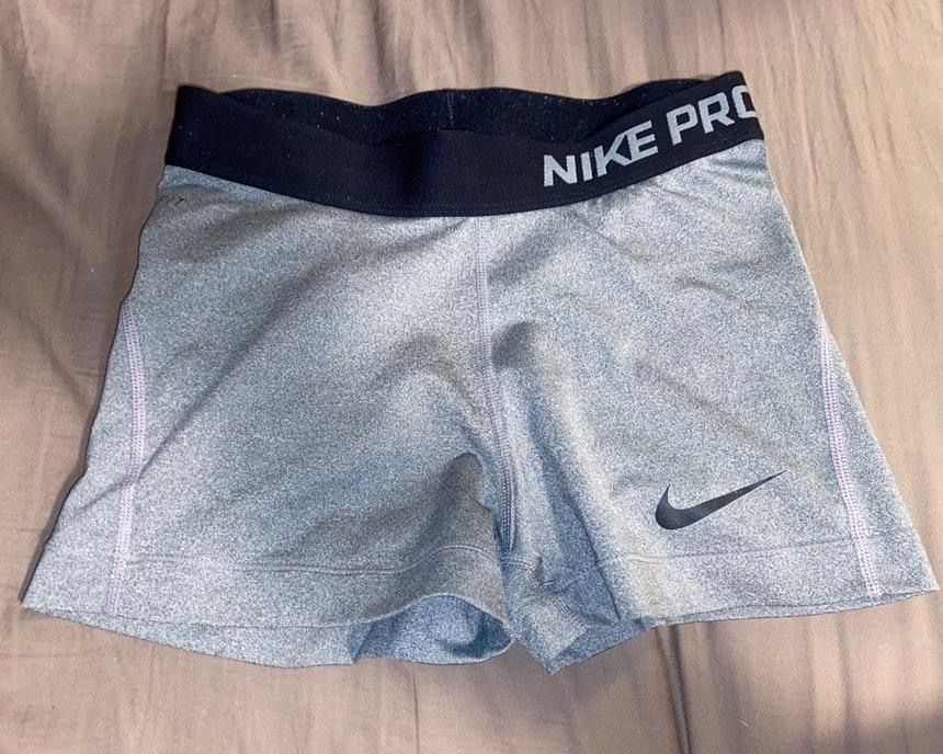 grey spandex nike