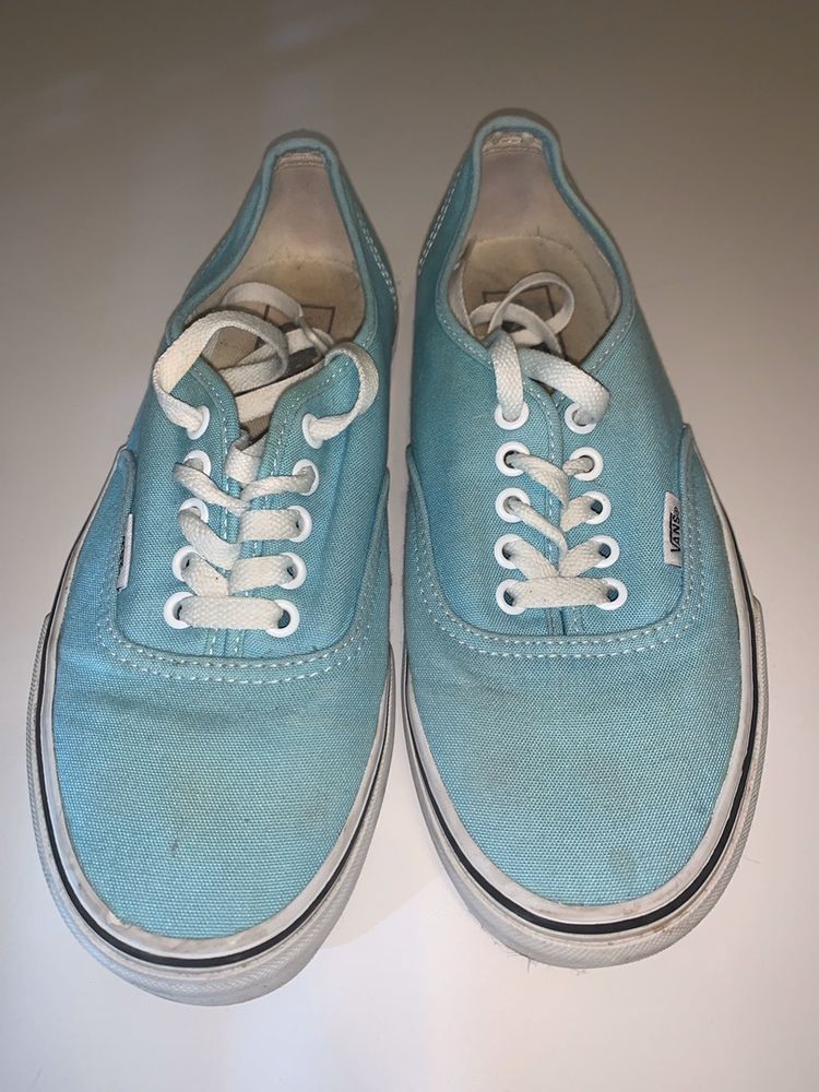vans shoes light blue