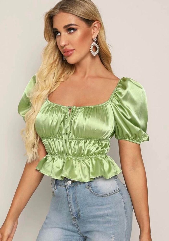 shein satin top