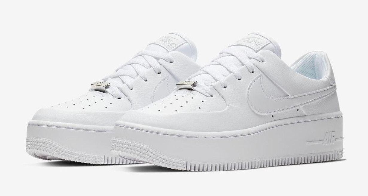 white platform air force 1